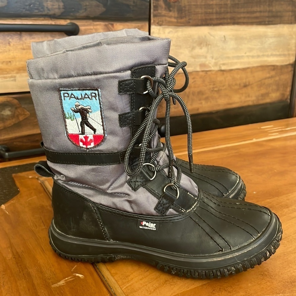 Pajar Grip Gray Waterproof Boot Size 5.5